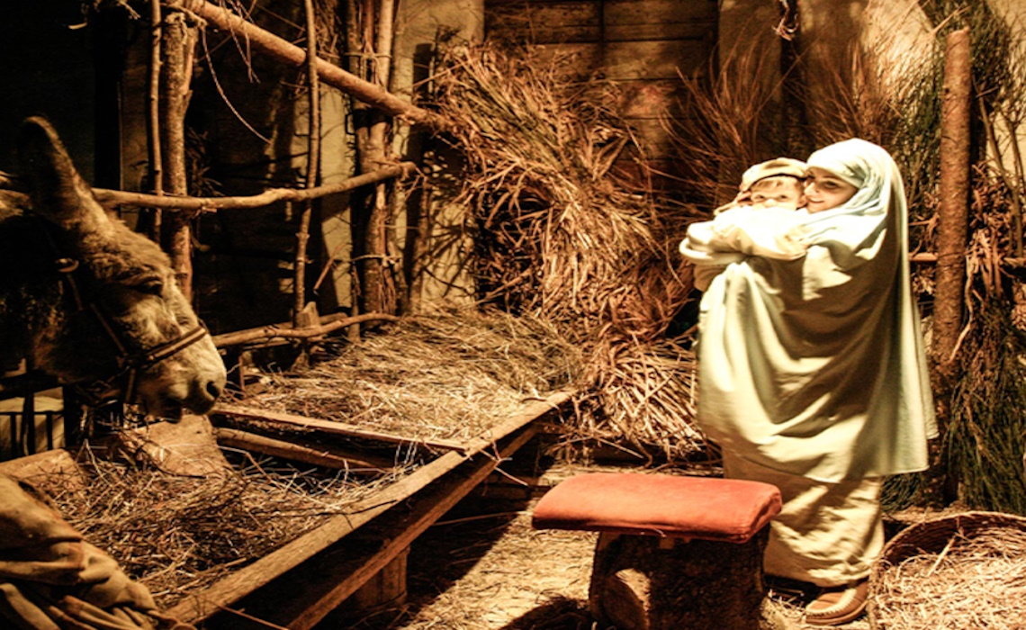 Representation of the Living Crib in Armenzano - Assisi